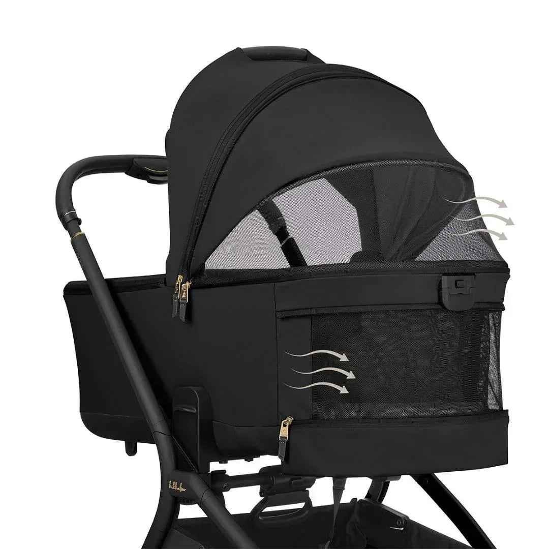 Kikkaboo - Stroller 2in1 With Carrycot Coya - Platinum Noir