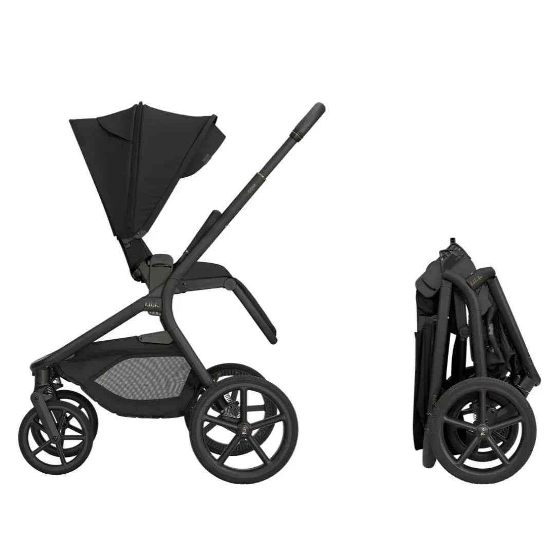 Kikkaboo - Stroller 2in1 With Carrycot Coya - Platinum Noir