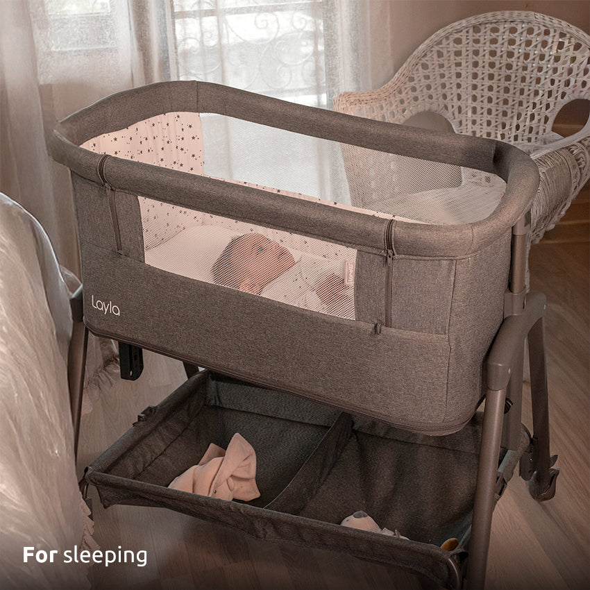 Lorelli - Layla Crib 2in1 - With Foldable - Beige