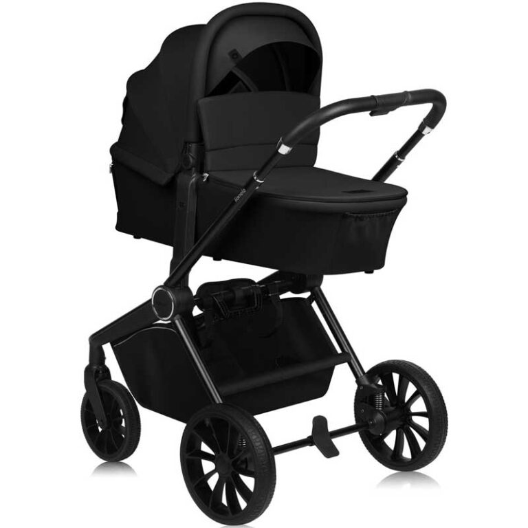 Lionelo - Mika 3in1 Stroller - Black Onyx - Travel System