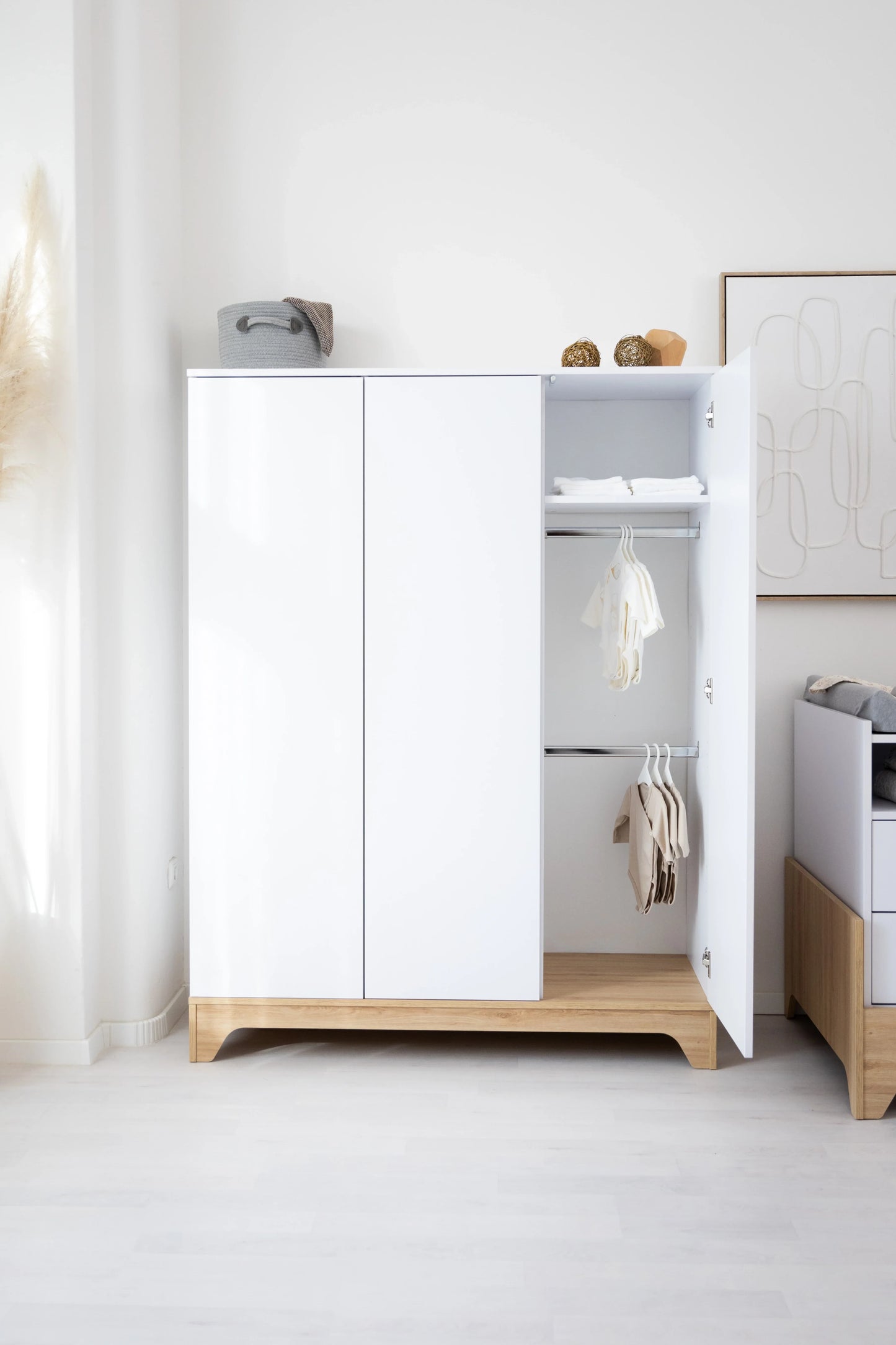 Faktum - Lumina Full Nursery Bedroom - White