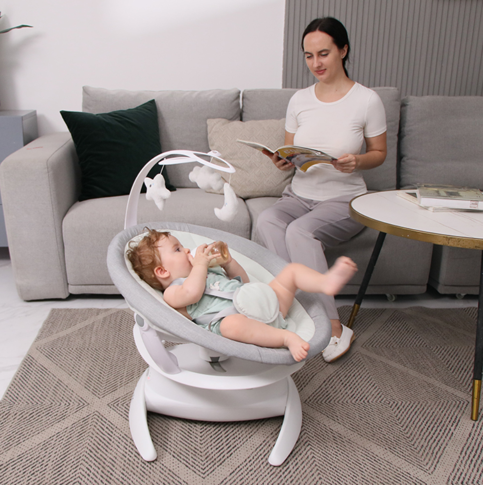 Miila 4 In 1 Automatic 360° Rotation Bubble Swing Bouncer