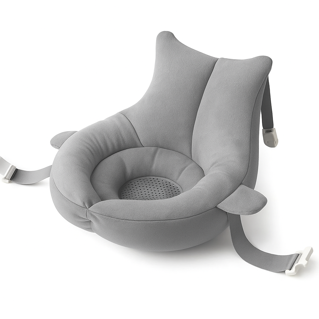 Miila Baby Bath Support Grey Soft Sink Bather