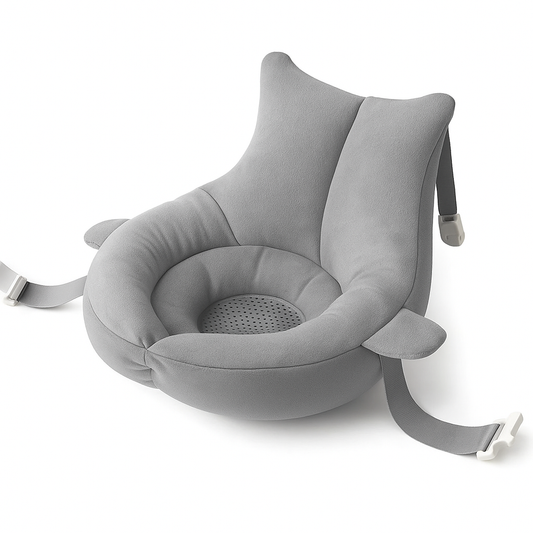 Miila Baby Bath Support Grey Soft Sink Bather