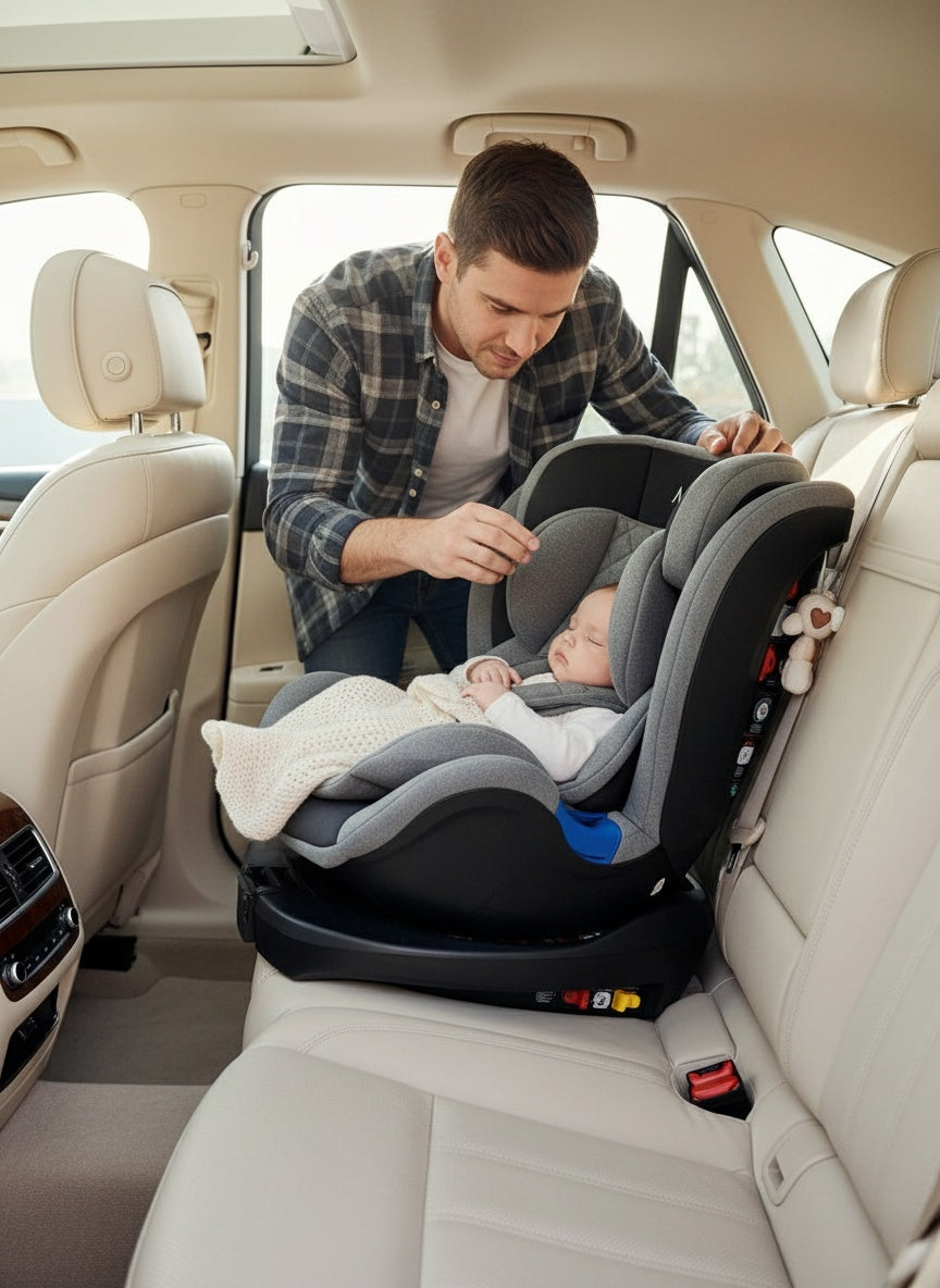 Miila Black Magic Car Seat 360° Rotating Convertible