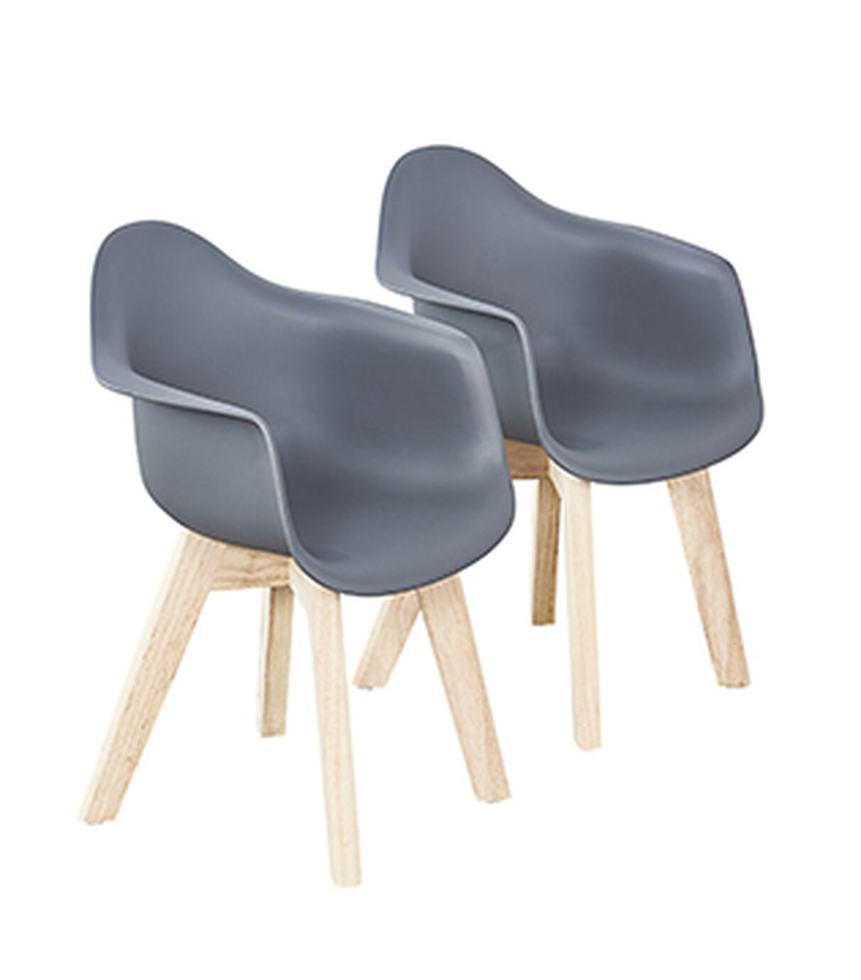 Miila Children Chair Comfortable Nursery Seating Grey