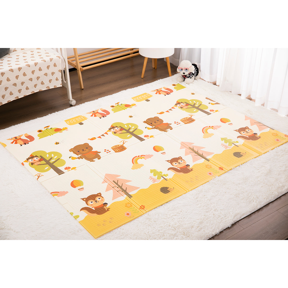 Miila Double Sided Foam Playmat Forest 180x200cm