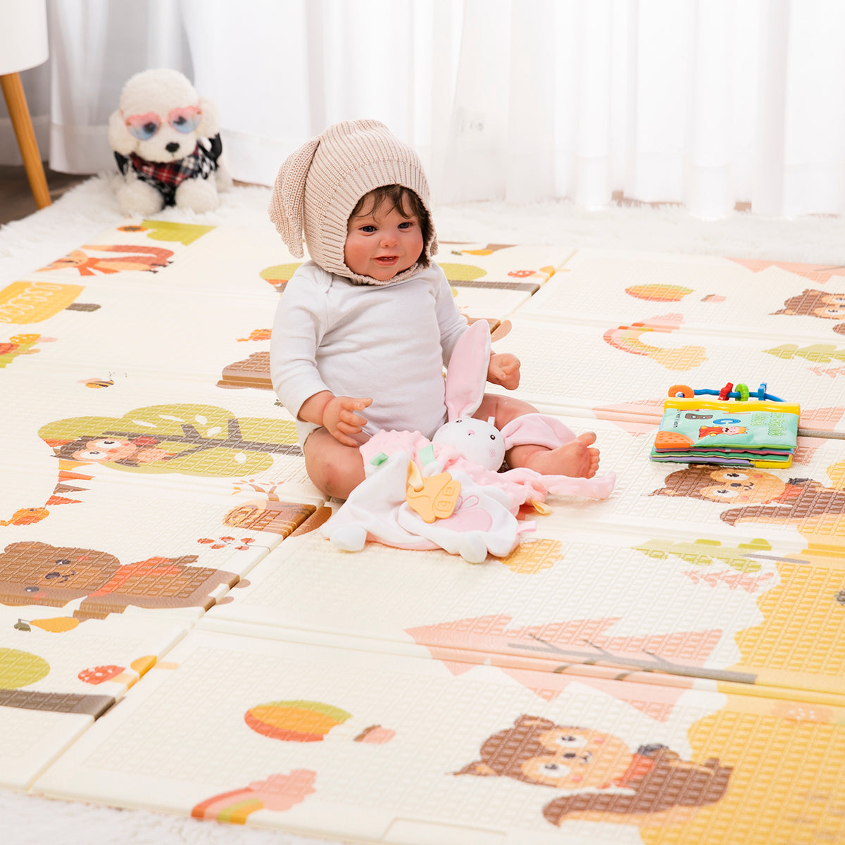 Miila Double Sided Foam Playmat Forest 180x200cm