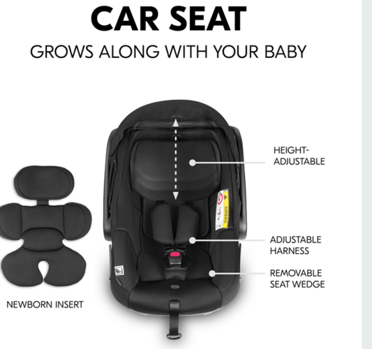 Miila Prime Car Seat 0+ Group Black Infant Safety