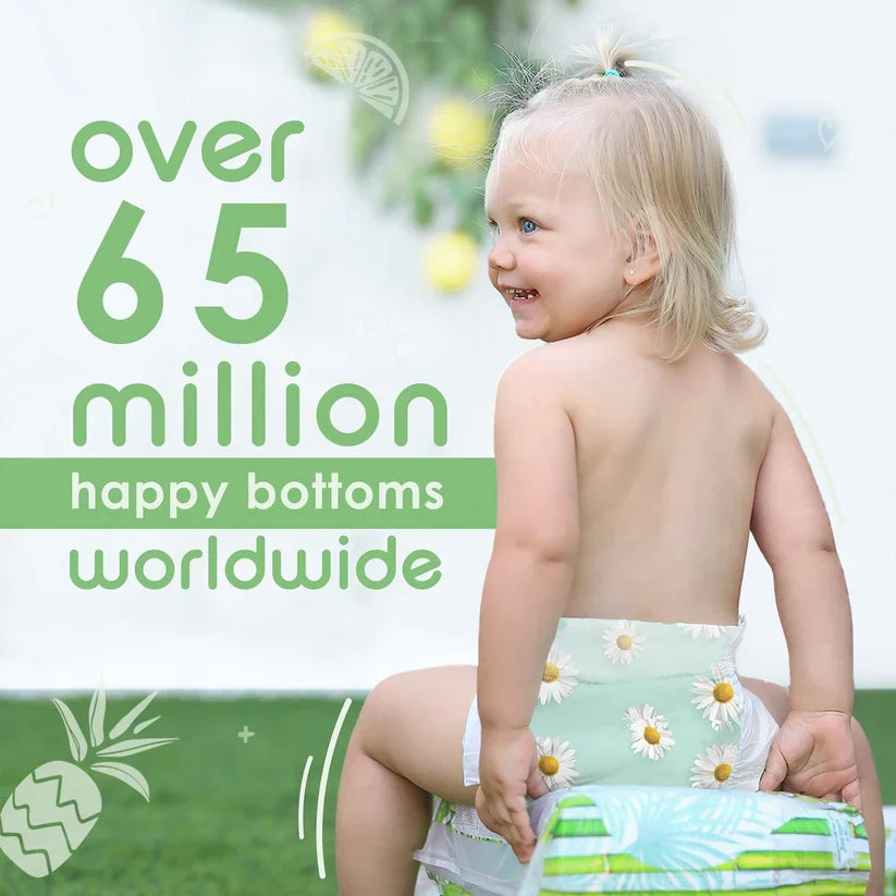 Pureborn - Organic Bamboo Diapers - Size 2