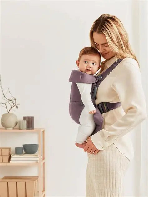 Babybjorn - Baby Carrier  Mini Cotton - Dark Purple