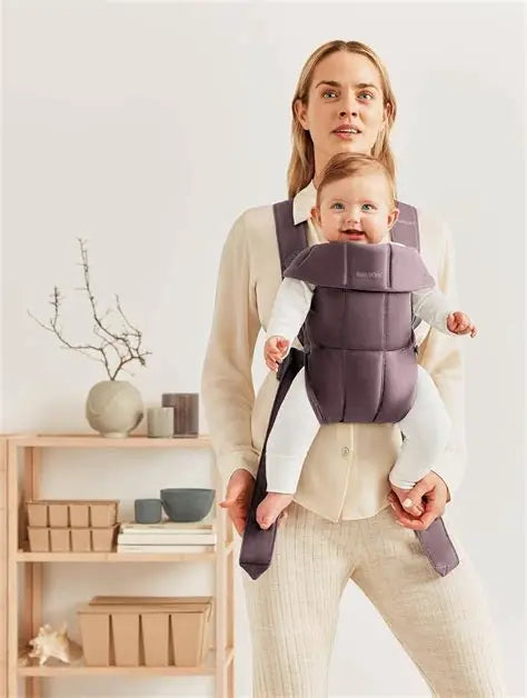 Babybjorn - Baby Carrier  Mini Cotton - Dark Purple