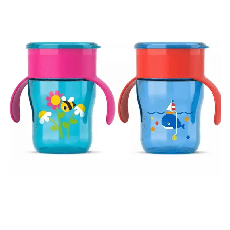 Avent - My First Grown Up Cup 260ml - 12m+ - Red And Purple