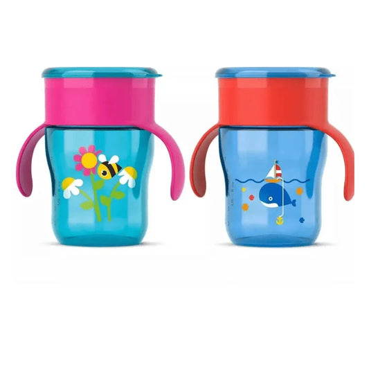 Avent - My First Grown Up Cup 260ml - 12m+ - Red And Purple