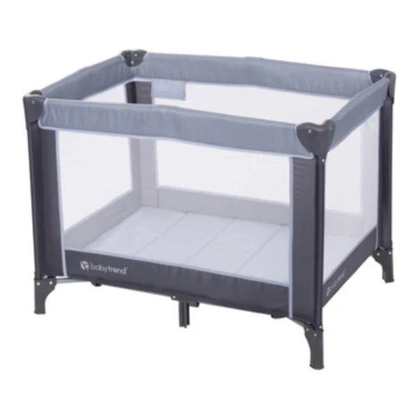 BabyTrend - Nursery Center Playard - Black Grey