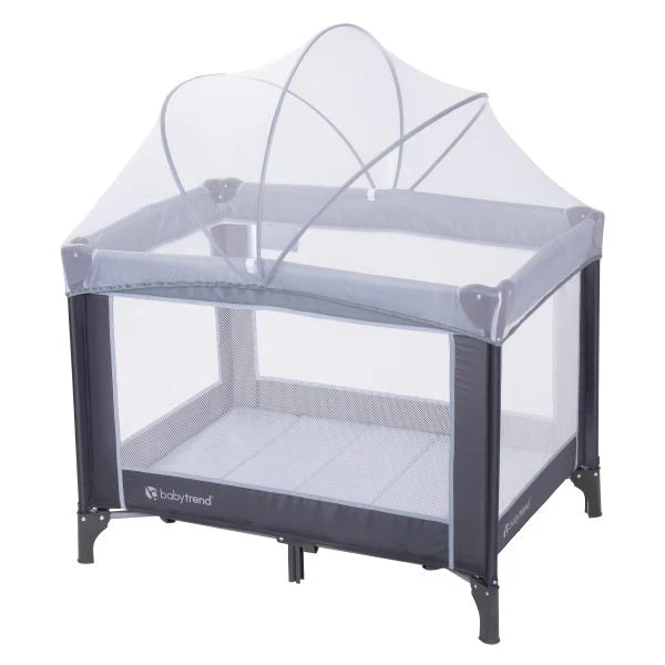 BabyTrend - Nursery Center Playard - Black Grey