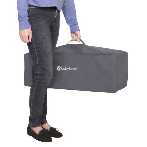 BabyTrend - Nursery Center Playard - Black Grey