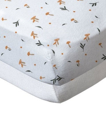 Poree Havlik - BBC Of 2 Fitted Sheet 70*140cm - White/Floral