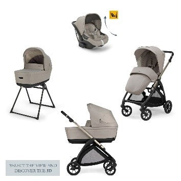 INGLESINA (KA52S) ELECTA DRW RECLINE BATTERY BEIGE TRAVEL SYS