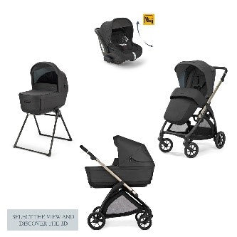 INGLESINA (KA52S) ELECTA DRW RECLINE UPPER BLACK TRAVEL SYS