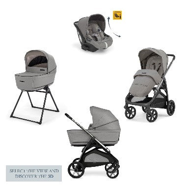 INGLESINA (KA62S) APTICA DRW RECLINE PLATINUM GREY TRAVEL SYS