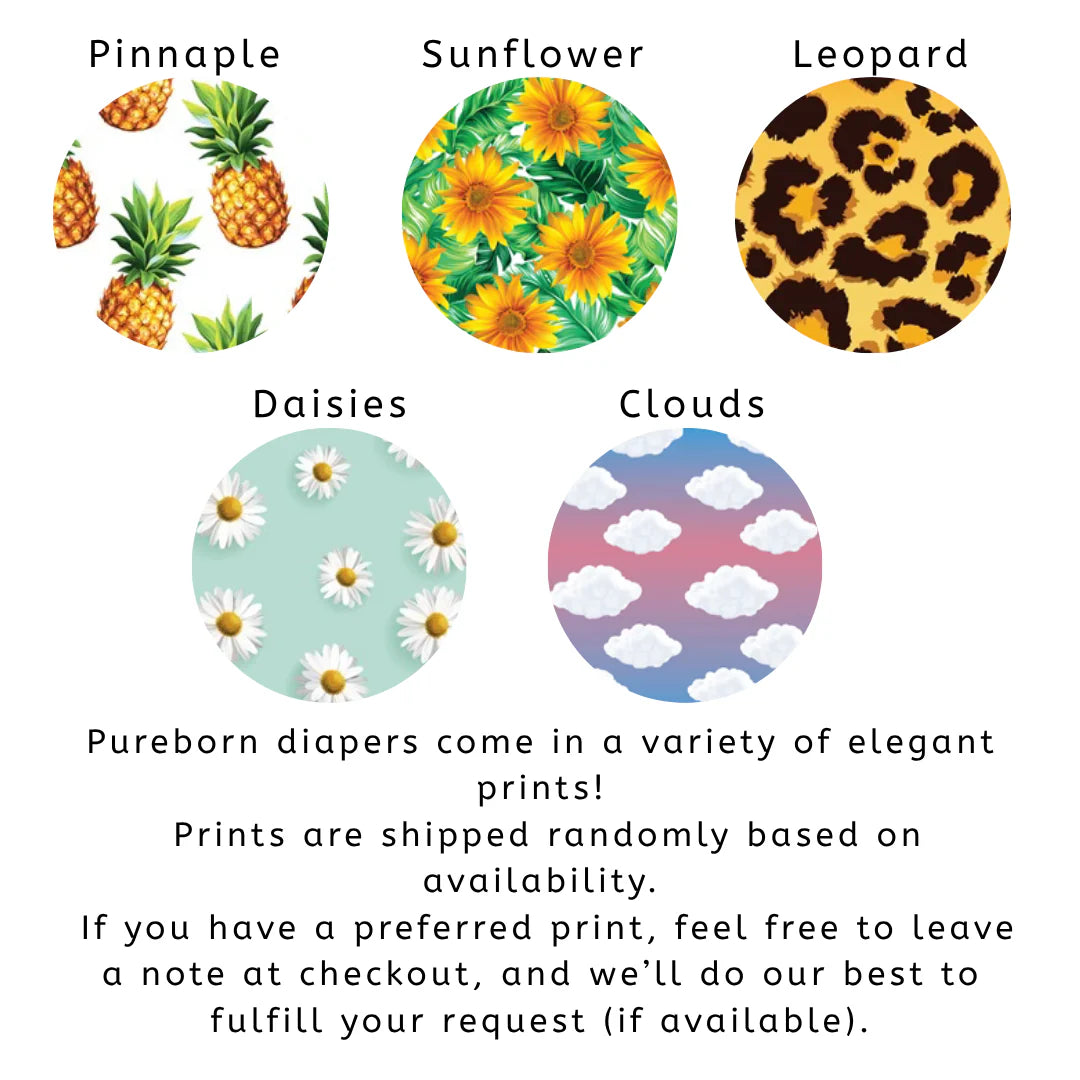 Pureborn - Organic Bamboo Diapers - Size 1