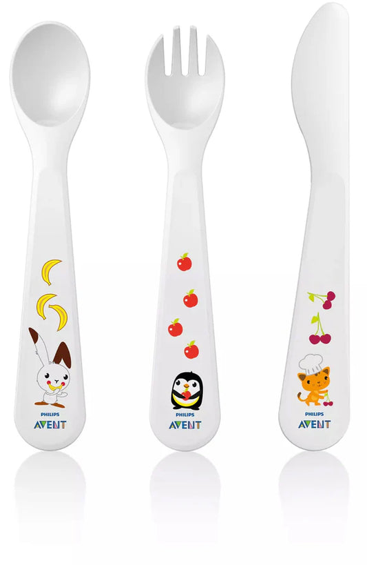 Avent - Toodler Knife/Fork/Spoon - 18m+