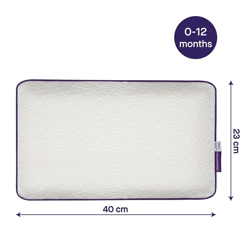 Clevamama - Baby Pillow - White - 40*23cm