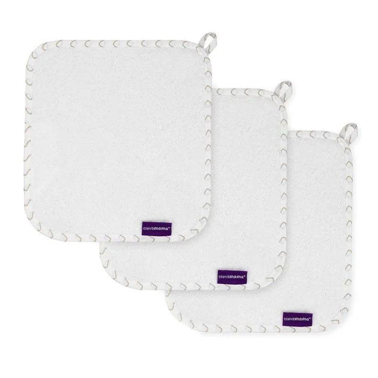 Clevamama - Bamboo Baby Washcloth - Pink