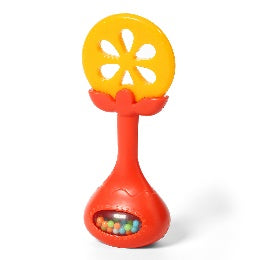 JUICY ORANGE educational teether w/rattle