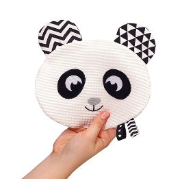 1533 Flat cuddly toy HAPPY PANDA BLINK & SMILE