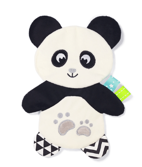 Flat cuddly toy Panda Polly new