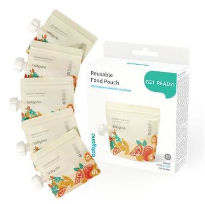 Reusable food pouch 150ml 5pcs