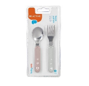 1065/02 Stainless steel spoon and fork
