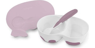 1067 Two-chamber bowl with spoon