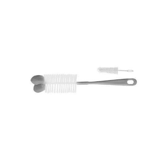720/03  Brush for bottles and teats with mini brush&sponge tip