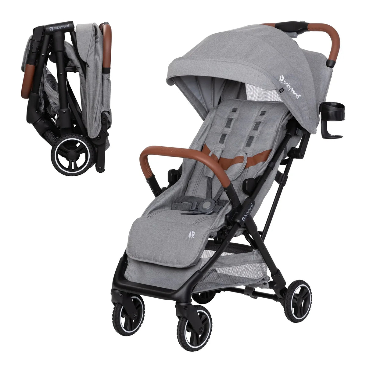 Babytrend - Zenda Compact All-Terrain Stroller - Stellar Grey