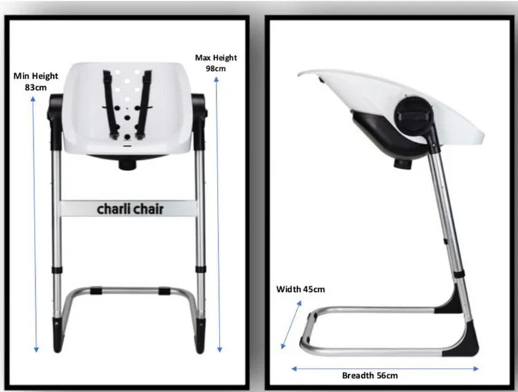 Charli Chair - 2in1 Baby Bath - Chair White