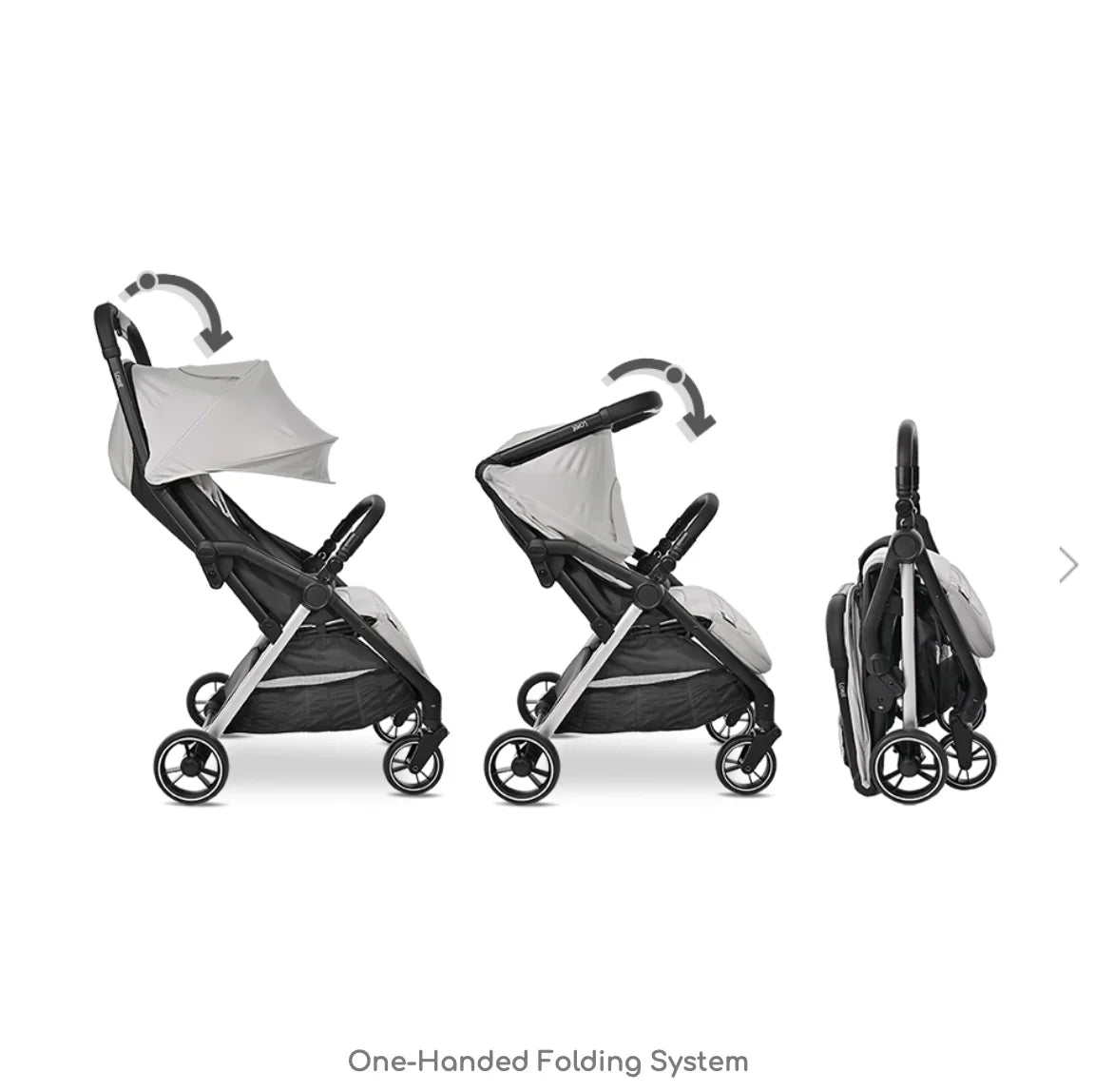 AUTOFOLDING BABY STROLLER LORET GREY
