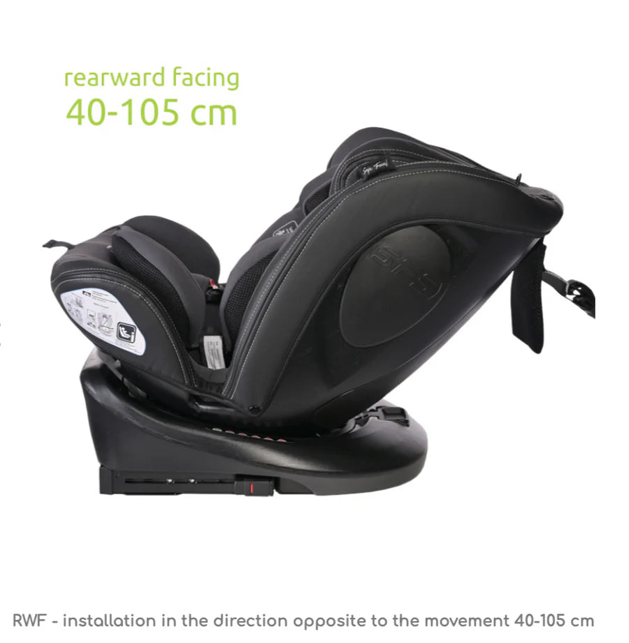 Lorelli - Car Seat - Aviator - Isofix i-size - 360 Rotation - Black Jasper
