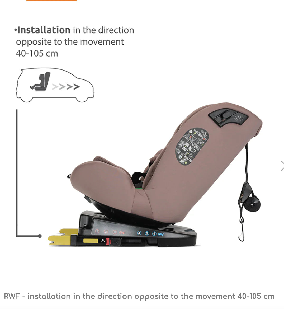 CAR SEAT RODEO BLACK