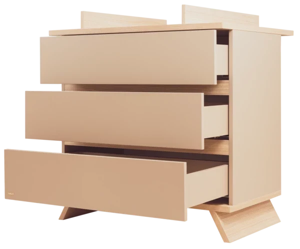 Faktum - Sienna 3-Drawer Nursery Dresser - Cappucino