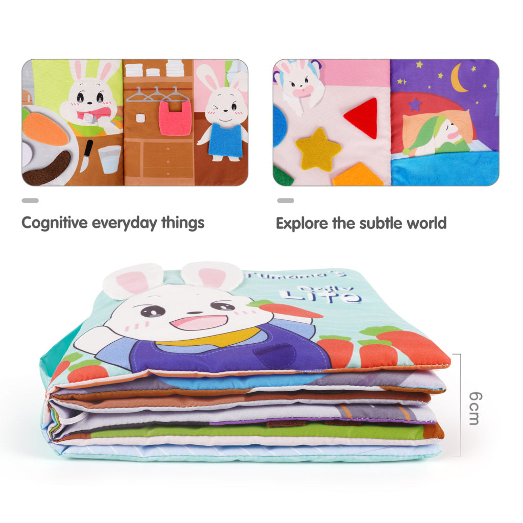 Tumama Kids - Quiet Cloth Book - Tumama Daily