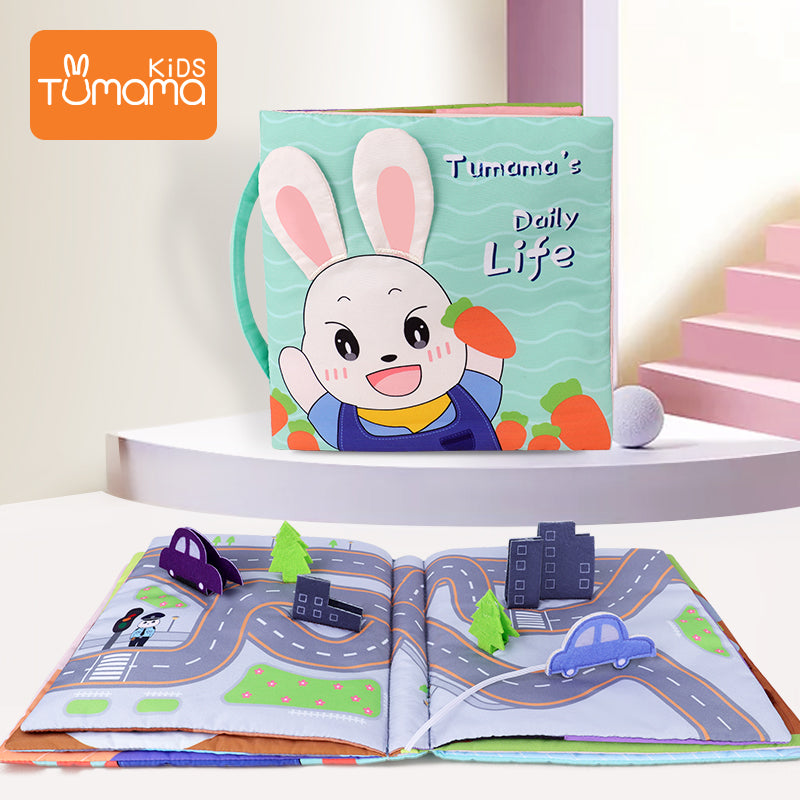Tumama Kids - Quiet Cloth Book - Tumama Daily