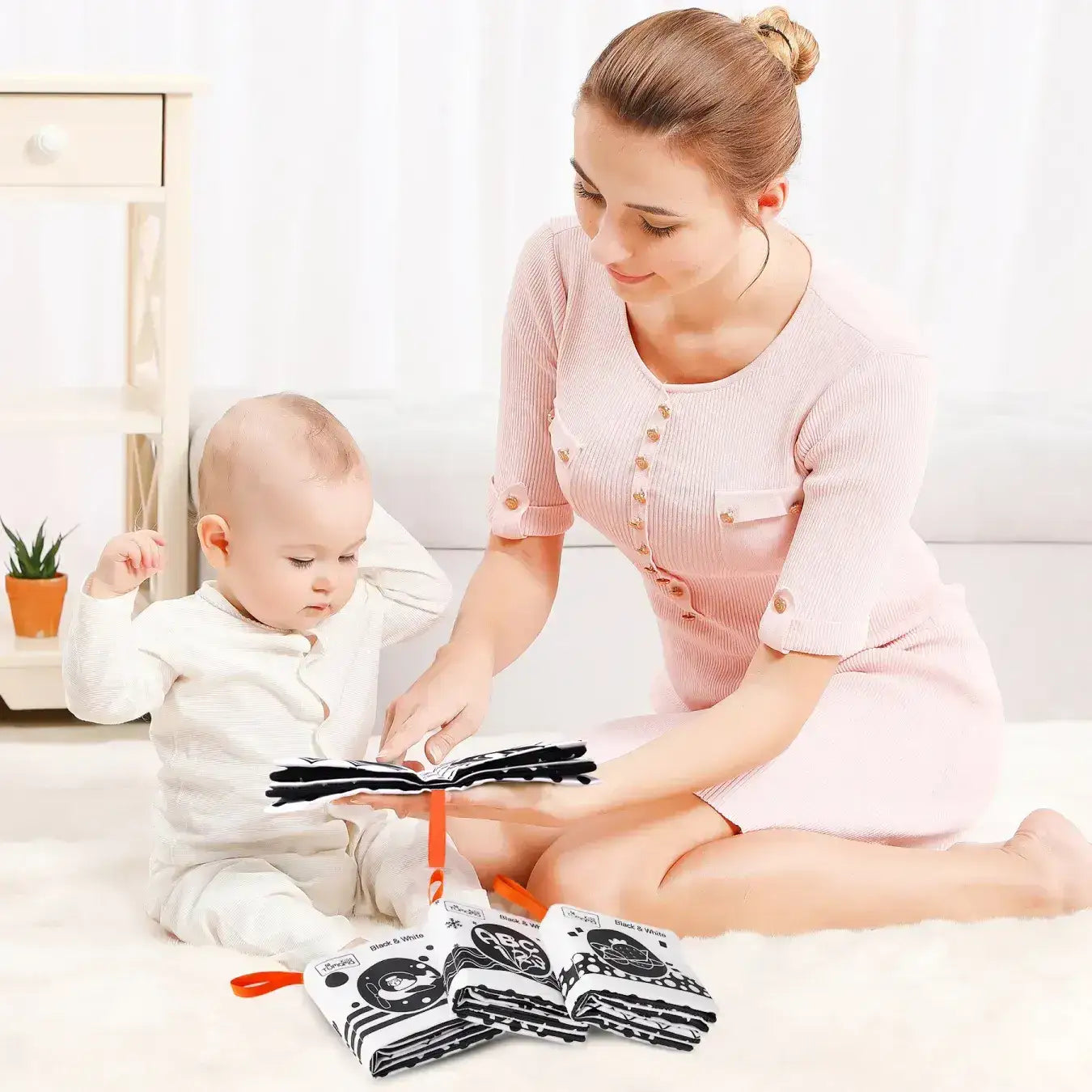 Tumama Kids - Closth Books Set - Black&White
