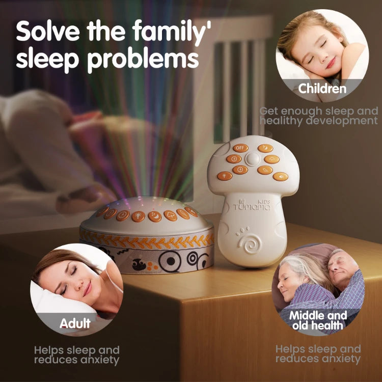 Tumama Kids - Sleeping Soother Aid Projection - Lamp With Remote Control