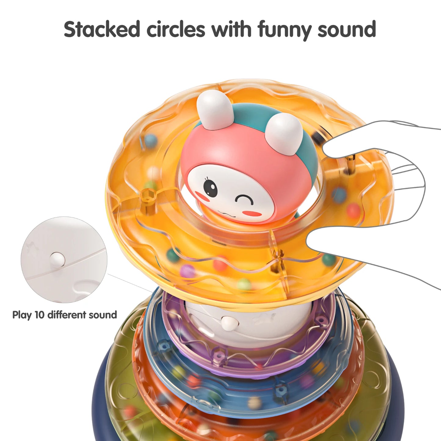 Tumama Kids - Roly-Poly Stacking Rings
