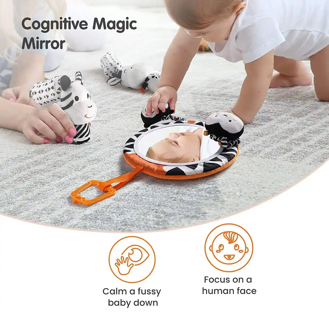 Tumama Kids - Mirror Set - Black&White - 4pcs - Newborn
