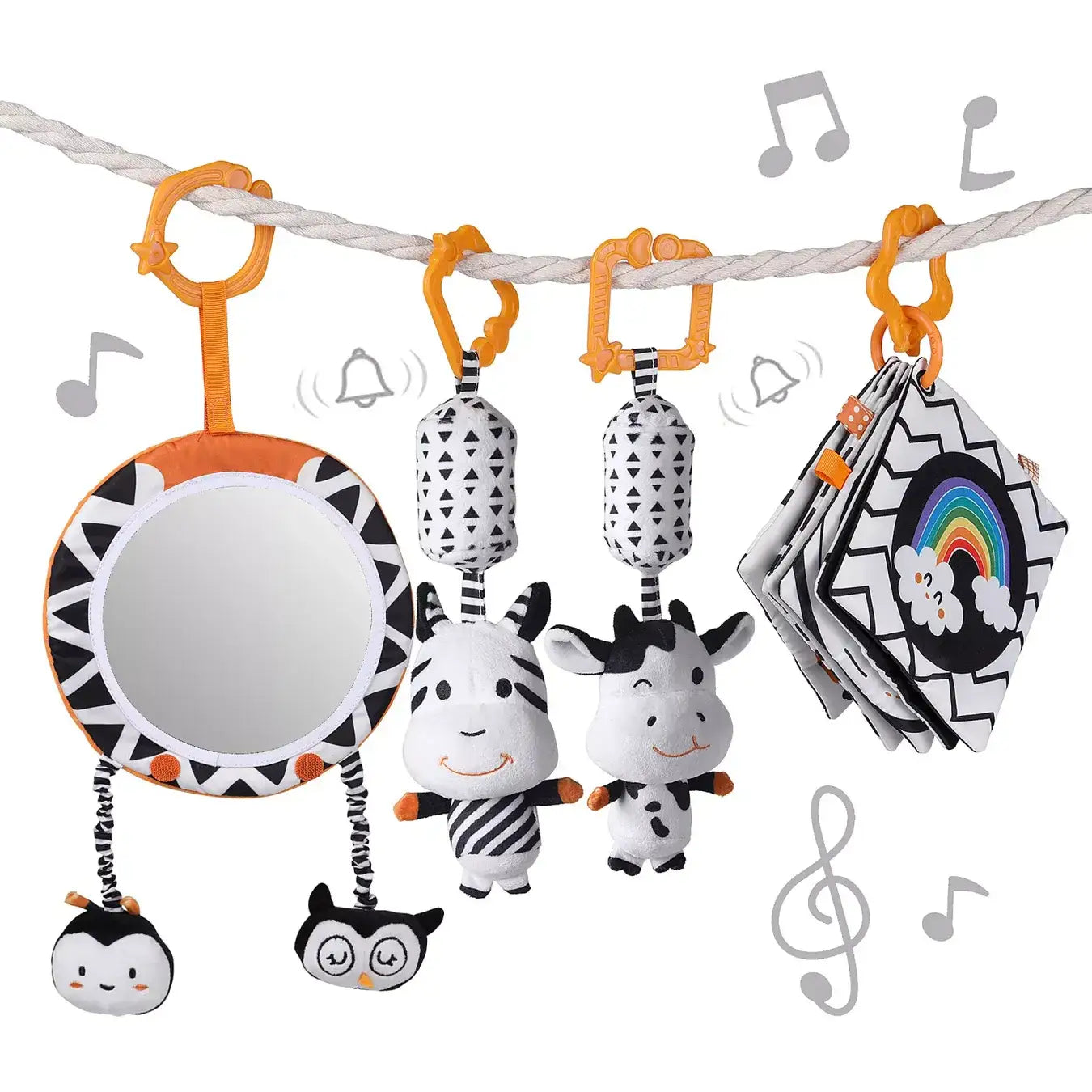 Tumama Kids - Mirror Set - Black&White - 4pcs - Newborn