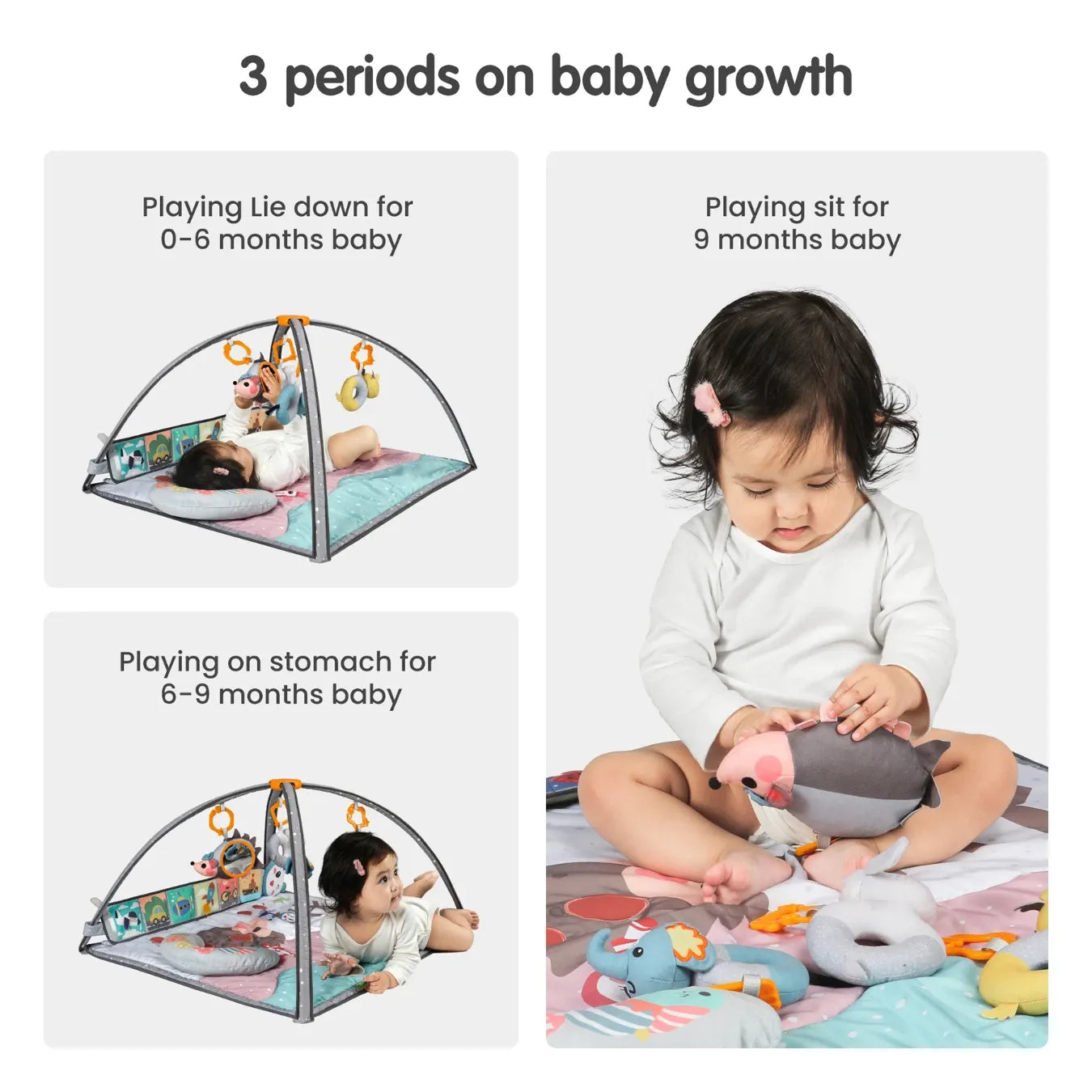 Tumama Kids - Soft Colorful Playmat - Animal